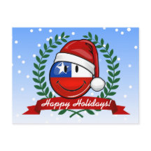 Estilo del navidad de la bandera de Chile