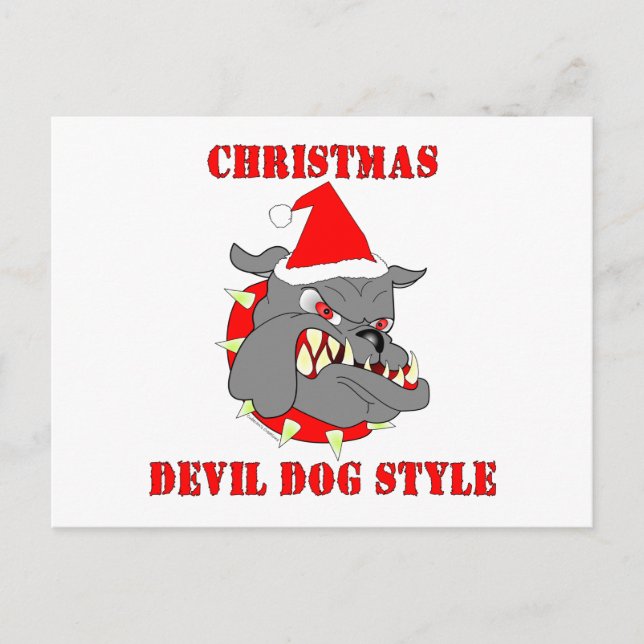 Estilo del perro de diablo del navidad del Cuerpo (Anverso)