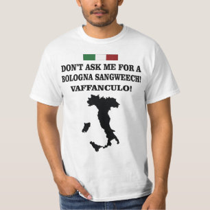 ESTILO DIVERTIDO DEL ITALIANO DE LA CAMISETA DE