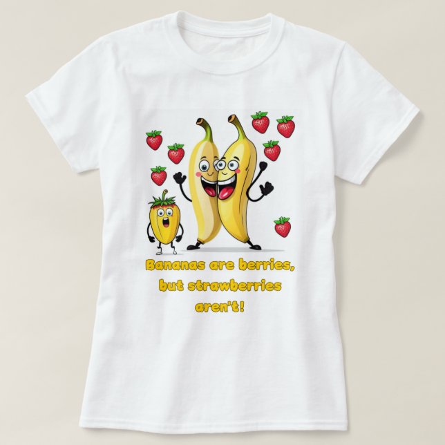 Estilo: El plátano femenino es una camiseta básica (Diseño del anverso)