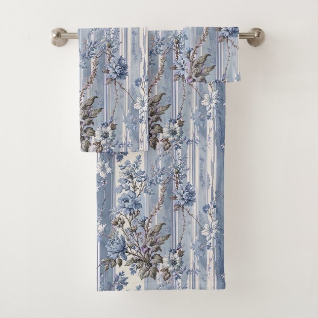 Estilo Francés Antiguo Azul y Gris (In situ)