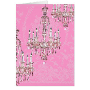 Estilo francés chispeante de Chandelier~Pink