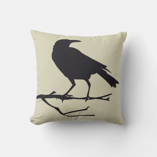 Estilo gótico 3 de la almohada del pájaro del (Anverso)