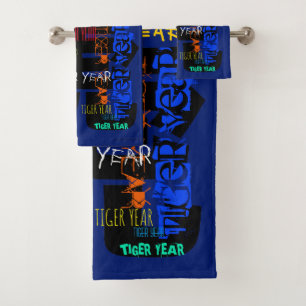 Estilo graffiti Repeating Tiger Year 2022 Bath TS