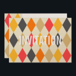 Estilo Harlequin| Invitación de fiesta<br><div class="desc">Una bonita invitación a la fiesta con un estilo arquitectónico. Personalizable para un cumpleaños perfecto o cualquier invitación de fiesta.</div>