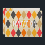 Estilo Harlequin| Invitación de fiesta<br><div class="desc">Una bonita invitación a la fiesta con un estilo arquitectónico. Personalizable para un cumpleaños perfecto o cualquier invitación de fiesta.</div>
