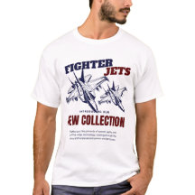 Estilo Jet-Set: Camiseta de los aviones de combate