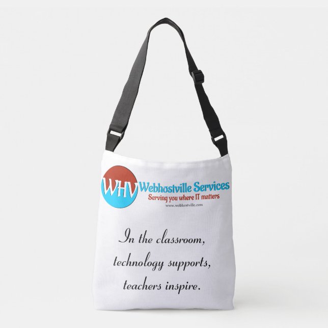 Estilo manos libres con un mensaje: Bolsa de cuerp (Anverso)