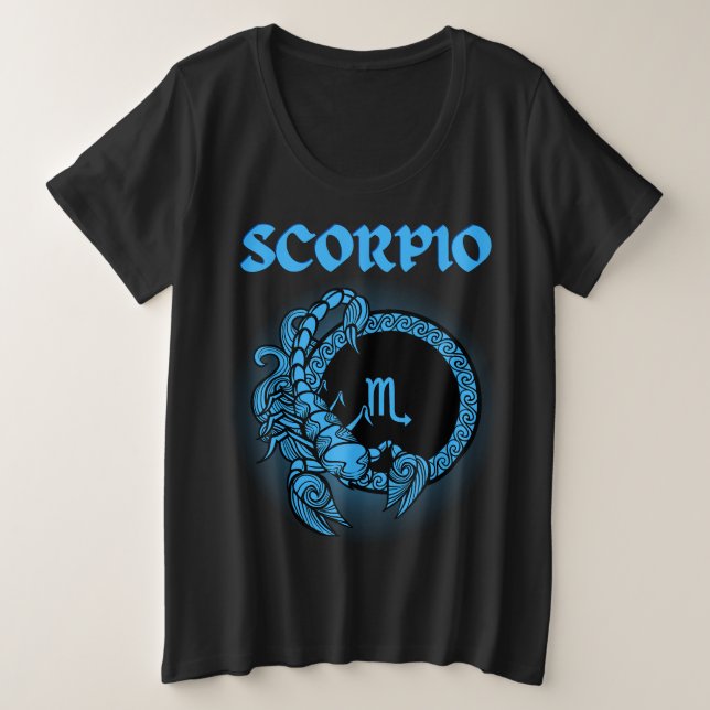 Estilo medieval Zodiac Scorpio (Anverso del diseño)