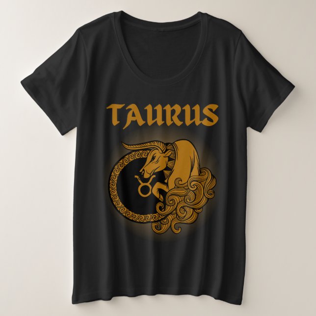 Estilo medieval Zodiac Tauro (Anverso del diseño)