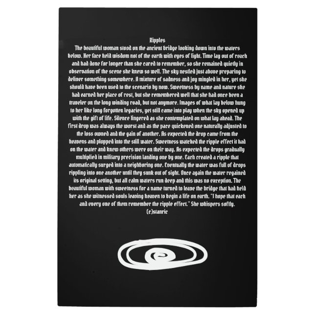 ESTILO metalizado DE ARTE Y DISEÑO DE PARED (Anverso)