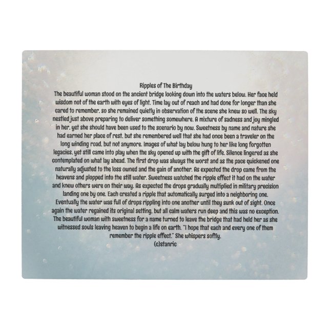 ESTILO metalizado DE ARTE Y DISEÑO DE PARED (Anverso)