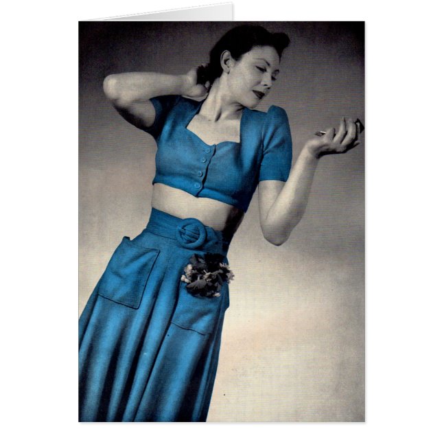 Estilo midriff de la fotografía de moda de los año (Frente)