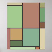 Estilo Mondriano Resumen Arte Geométrico Tones Tie