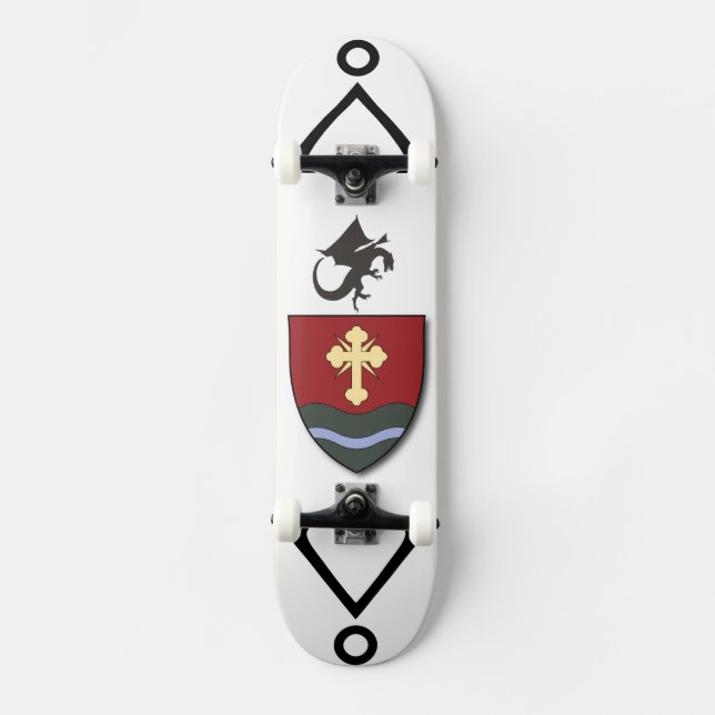 Estilo nórdico Viking Art Skateboard (Anverso)