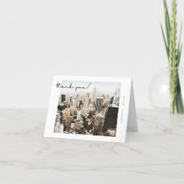 Estilo postal de la línea Skyline de la ciudad de 