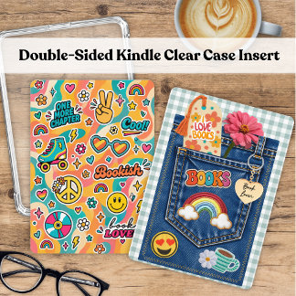 Estilo Retro de Libro para Kindle Tarjeta de Inser