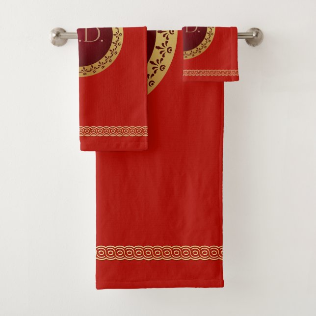 Estilo Romano Antiguo Con Monograma Personalizado (In situ)