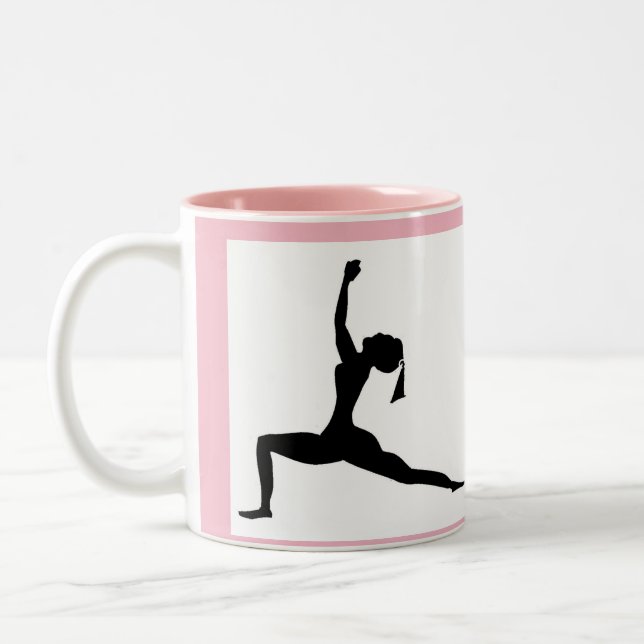 Estilo rosa claro: Copa clásica de tazas y café (Izquierda)