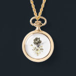 estilo rosa de collar femenino eWatch Watch<br><div class="desc">reloj de pulsera estilo rosa collar femenino</div>