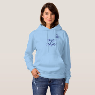 Estilo: Sudadera con capucha para adulto (Azul cla
