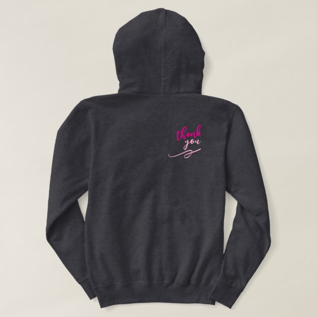 Estilo: Sudadera con capucha para adulto (Gris osc (Reverso del diseño)