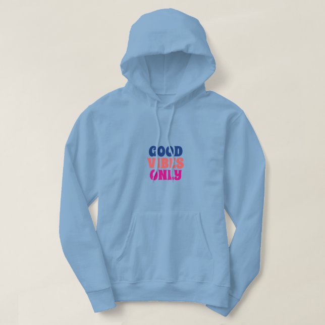 Estilo: Sudadera con capucha para adultos (azul cl (Diseño del anverso)