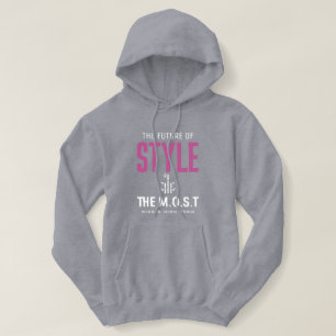 Estilo: Sudadera con capucha para adultos (gris ví