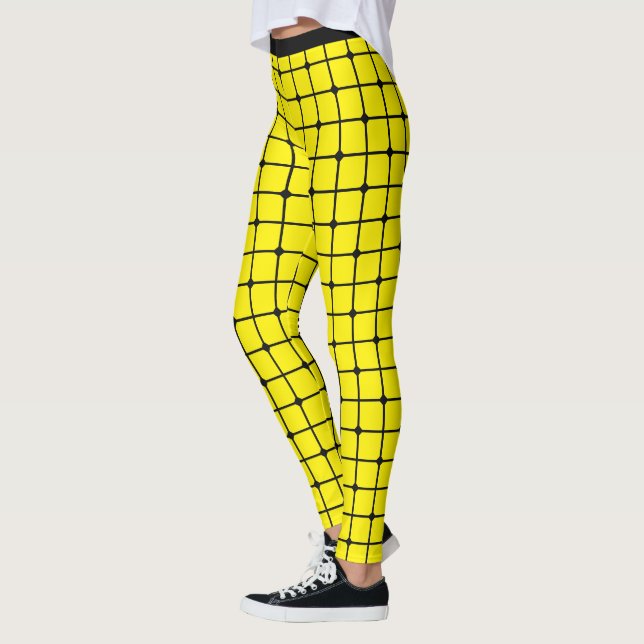 Estilo Sunshine: Leggings femeninas de diseño de r (Izquierda)