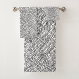 Estilo textil japonés líneas simples garabato