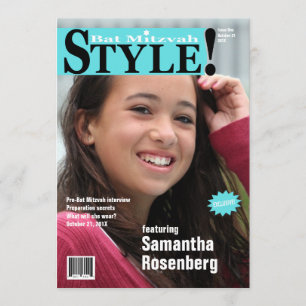 ¡Estilo! Trullo de la invitación de la revista de