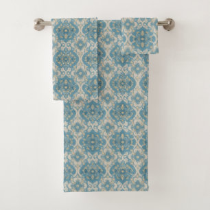 Estilo victoriano vintage de diseño azul