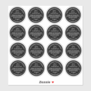 Estilo vintage etiqueta de texto negro con blanco