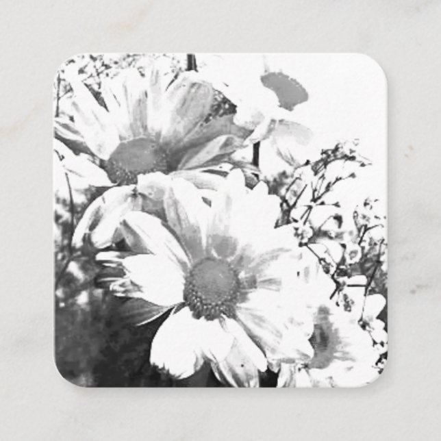 ESTILO Y DISEÑO DE LAS FLORES DE LAS Tarjetas EMPR (Anverso)