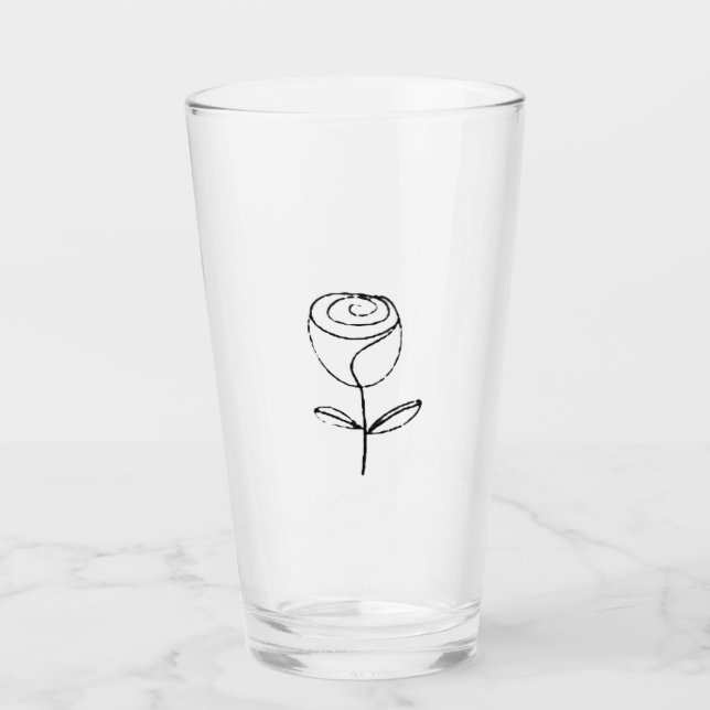 Estilo y diseño de los Tumblers de vidrio (Anverso)