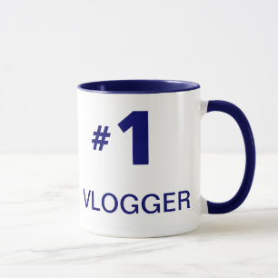 Estilo (zurdo) 2 de la taza de #1 Vlogger