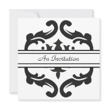 Estilosas invitaciones a Personalizados de Damasco