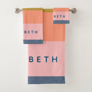 Estiloso Personalizado de rayas modernas Bonito de