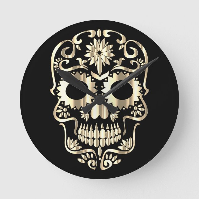 Estiloso reloj de cráneo (Anverso)