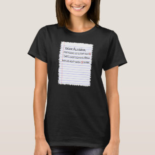 Estimada ALGEBRA, camiseta