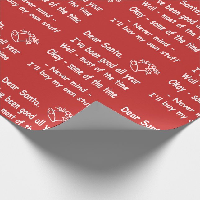 estimada letra de Santa del navidad del papel de (Esquina)