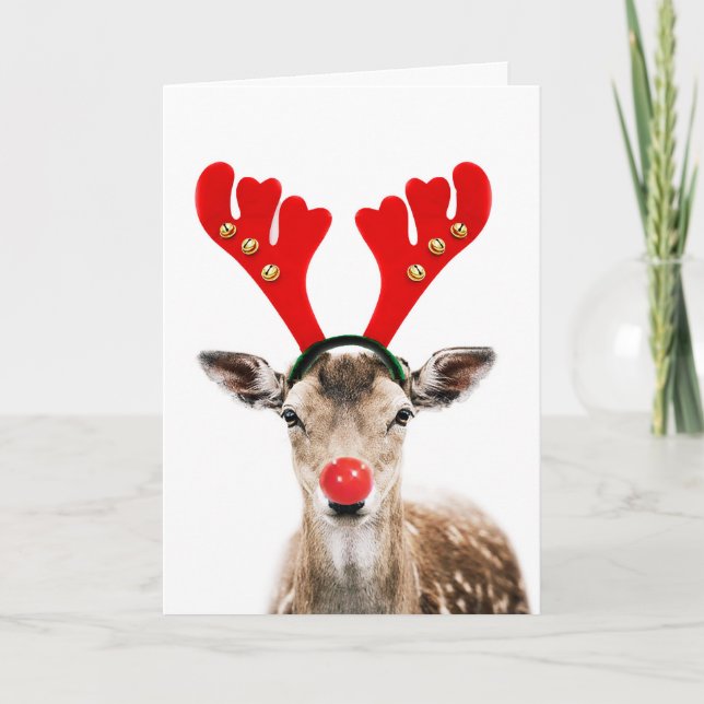 Estimada tarjeta de felicitación del navidad (Anverso)