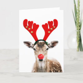 Estimada tarjeta de felicitación del navidad