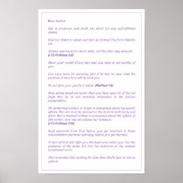 Estimadas damas - Póster