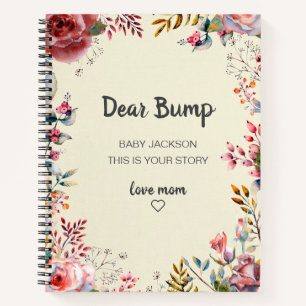 Estimado Diario de Embarazo de Bump Keepsake