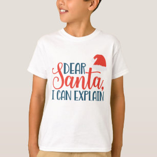 Estimado Papá Noel puedo explicar la camiseta de l