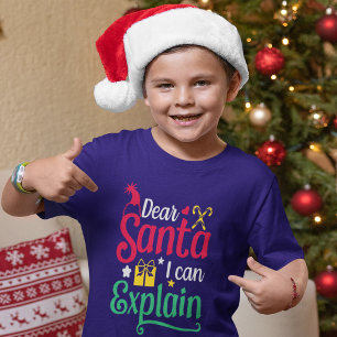 Estimado Papá Noel puedo explicar la camiseta de l