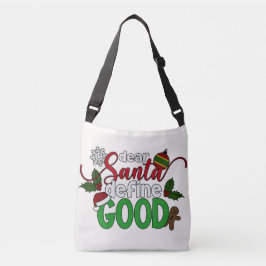 Estimado Santa Define Buenos Navidades | Bolsa de 