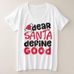Estimado Santa Define buenos Navidades graciosos