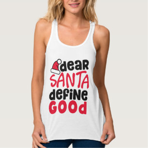 Estimado Santa define las buenas camisetas sin